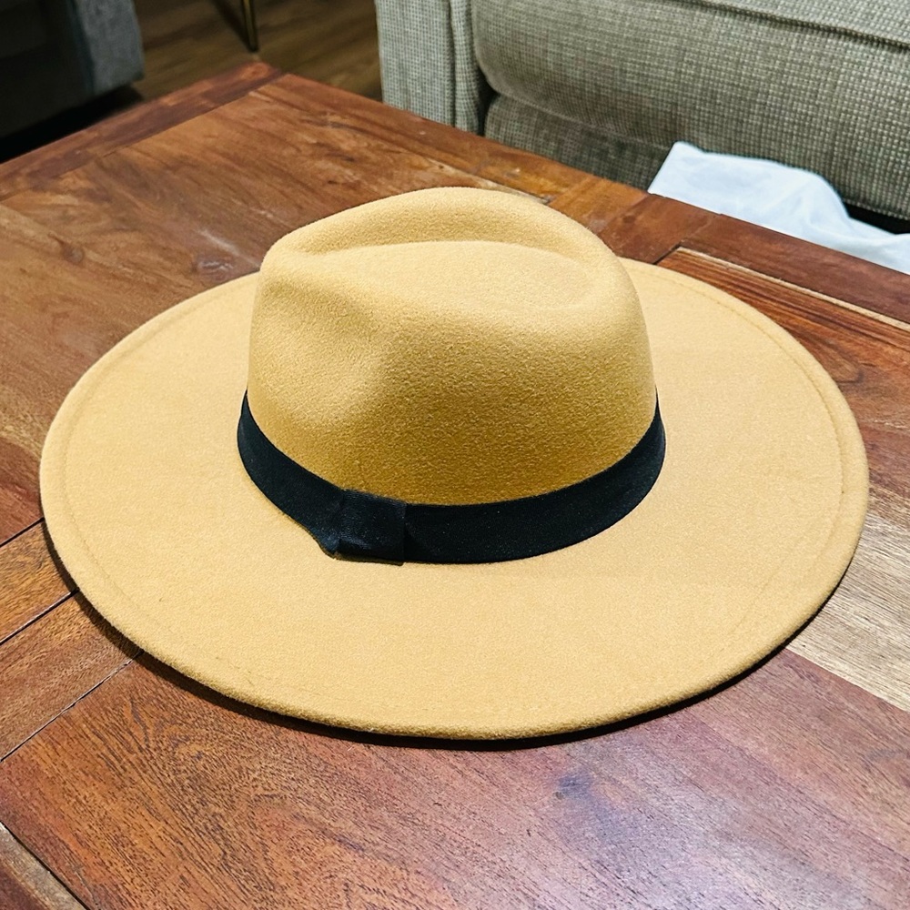 TAN Fedora Hat - Picture 10 of 12